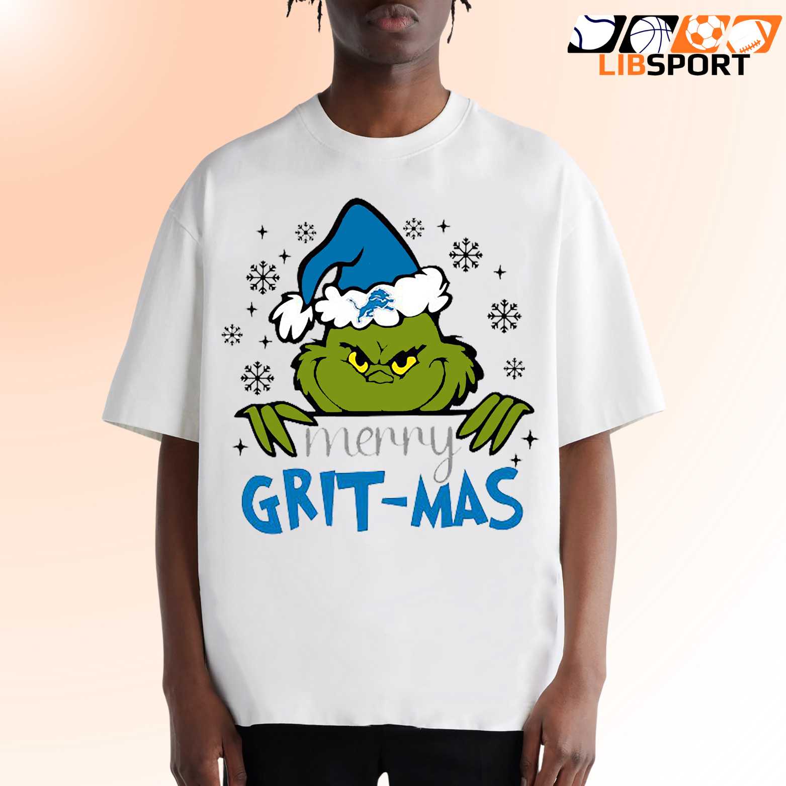 Detroit Lions Grinchmas Tee, Unisex Christmas Shirt, Football Holiday Merch